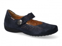 chaussure mobils velcro fabienne irisé marine